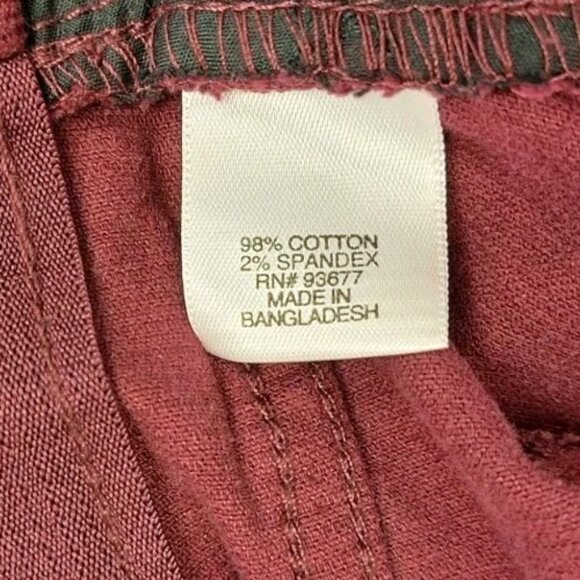 St. John's Bay Womens Size 10 Petite Purple Corduroy Pants 30x27 - Picture 6 of 6